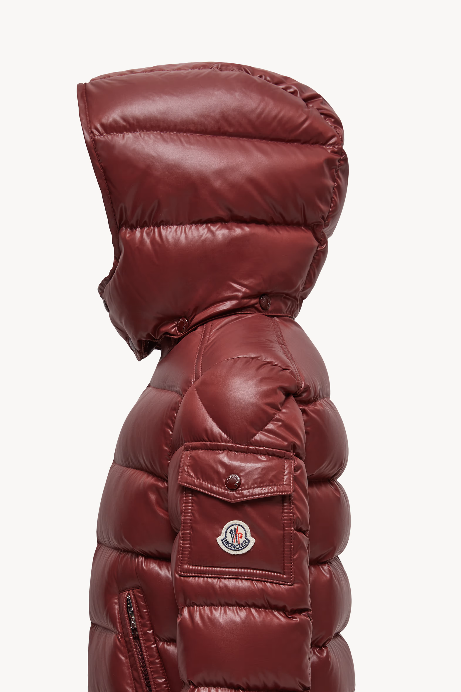 Nouvelle doudoune à capuche Moncler Maya Garçon Rouge Moncler 2